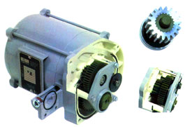 EIM2000 motor and spur gears
