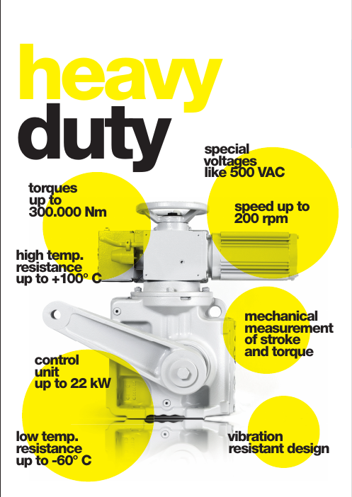 SCHIEBEL AB series heavy-duty features
