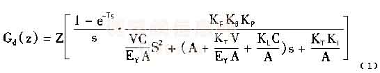 Eq. (1) Generalised plant transfer function