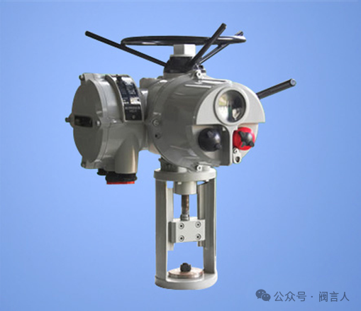 Linear-stroke electric actuator