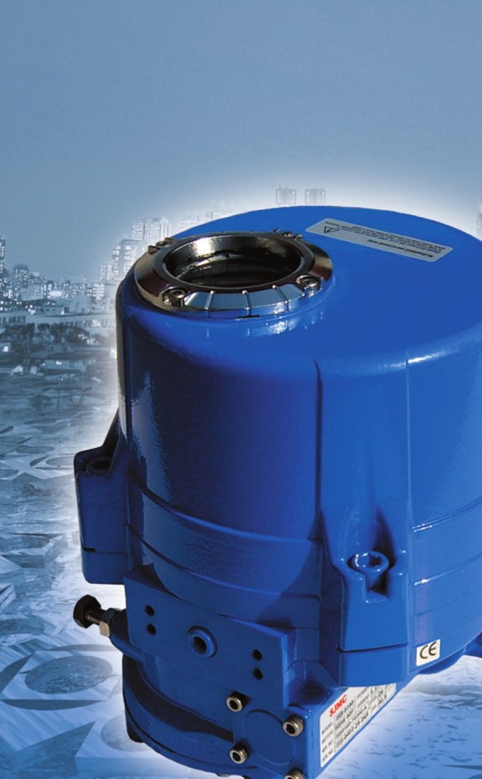 SJMC JPS series quarter-turn actuator (LCD type)