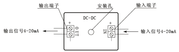 Passive signal isolating terminal